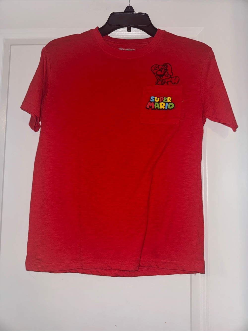 Nintendo Super Mario Red Short Sleeve Pocket Tee (1151)